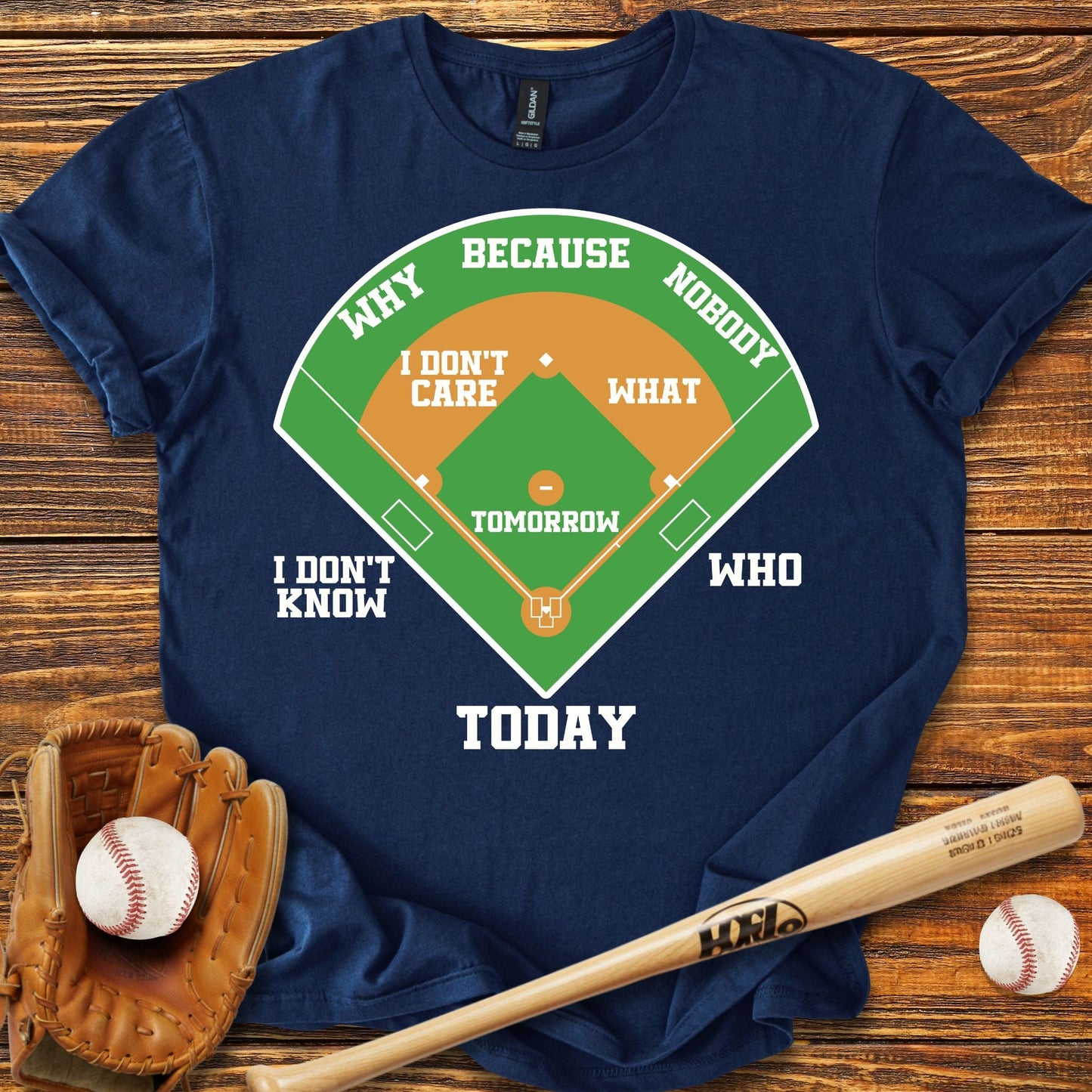 Who's on First T-shirt - HomeRun PrintsT-Shirt