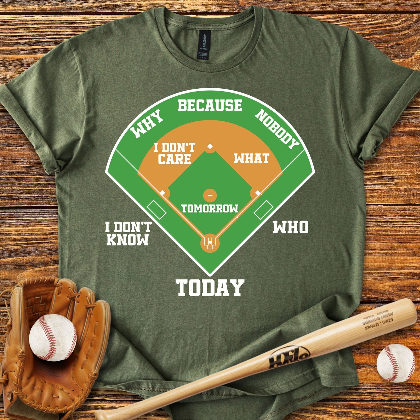 Who's on First T-shirt - HomeRun PrintsT-Shirt