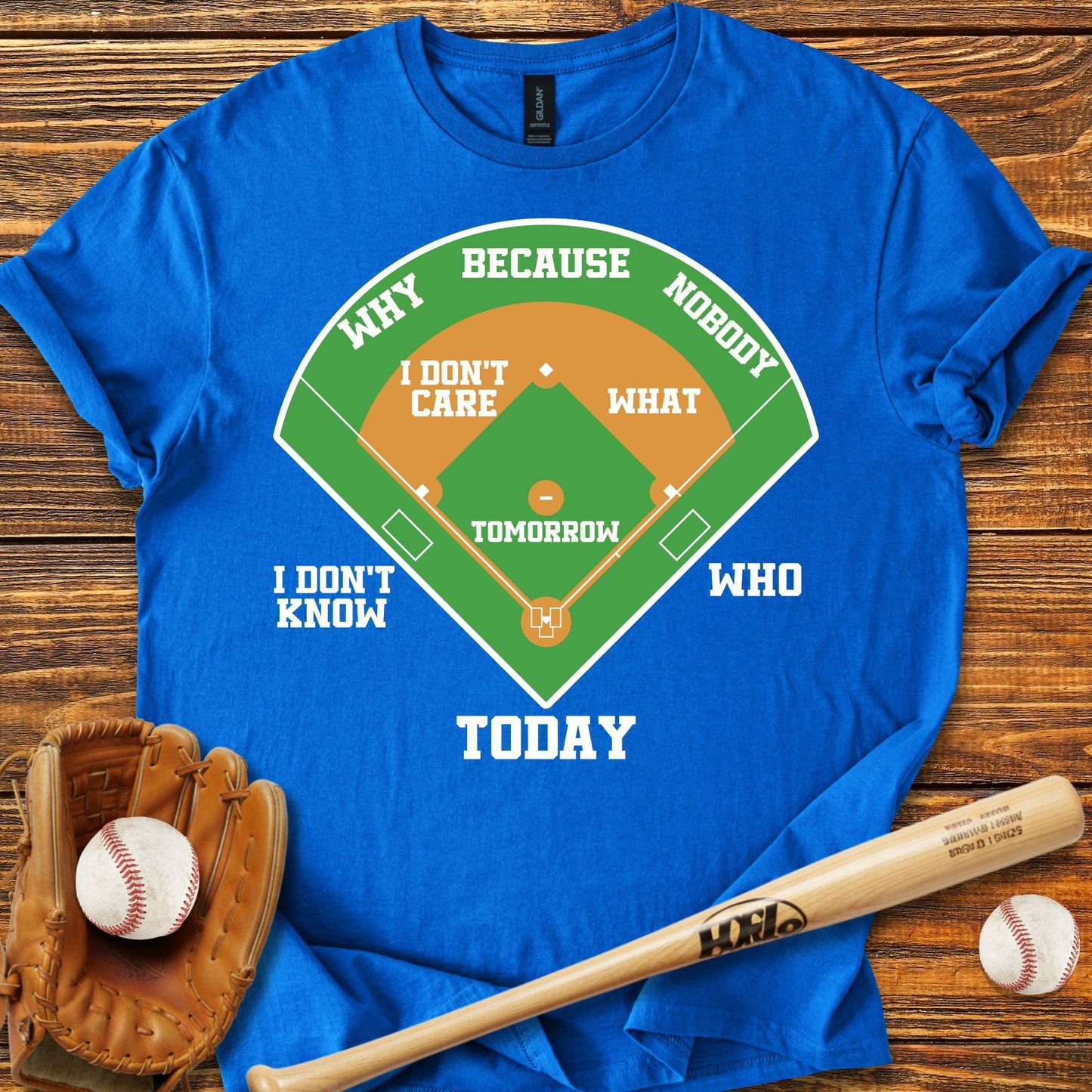 Who's on First T-shirt - HomeRun PrintsT-Shirt