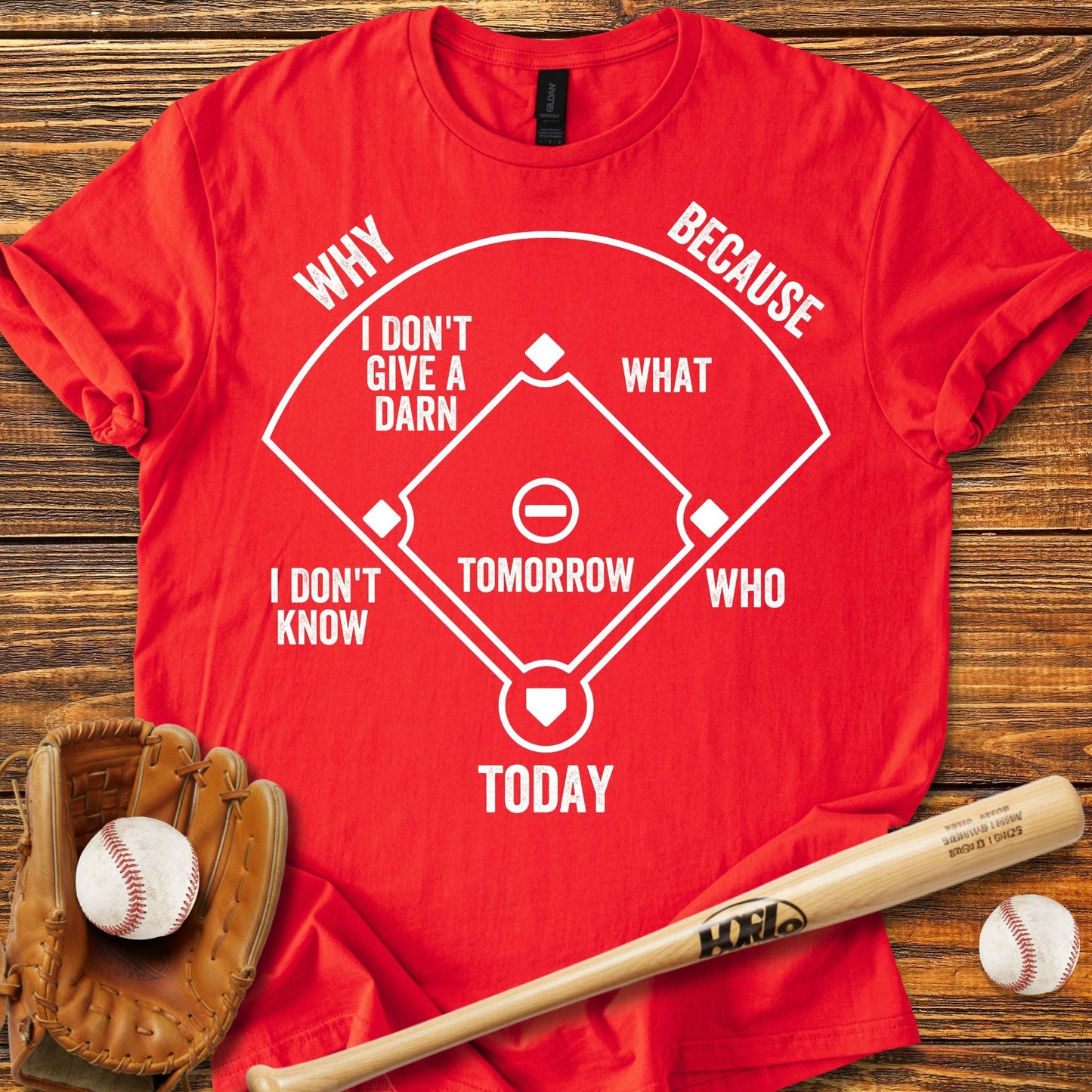 Who's on First T-shirt - HomeRun PrintsT-Shirt