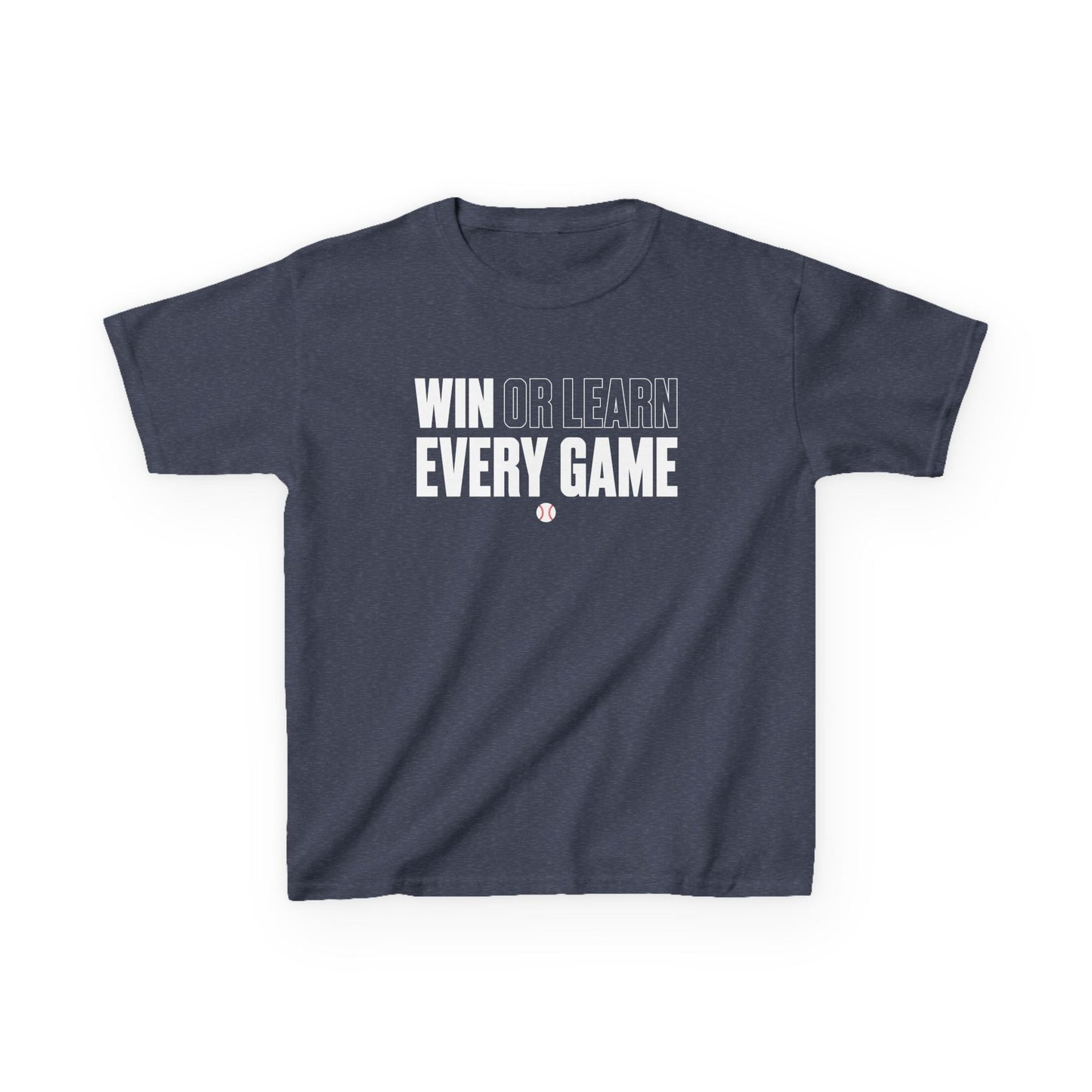 Win Or Learn Every Game Kids T-shirt - HomeRun PrintsKids clothes