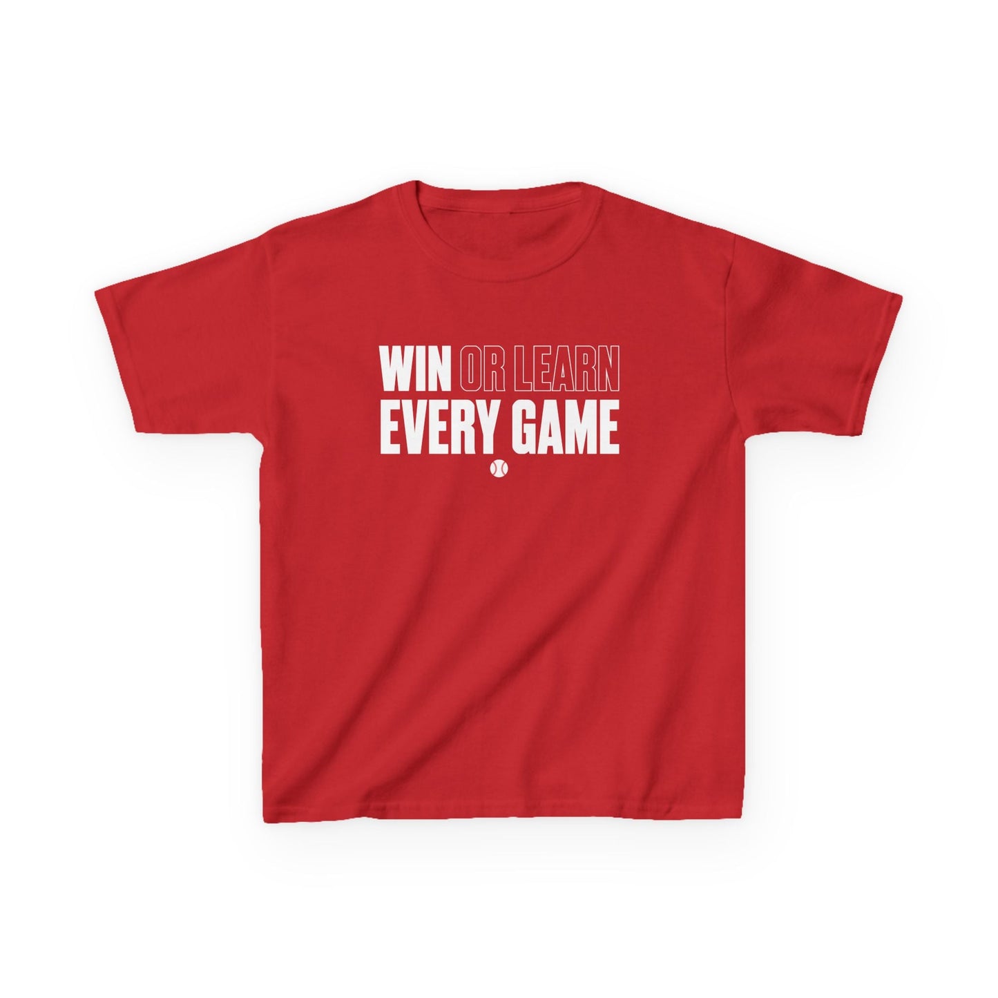 Win Or Learn Every Game Kids T-shirt - HomeRun PrintsKids clothes