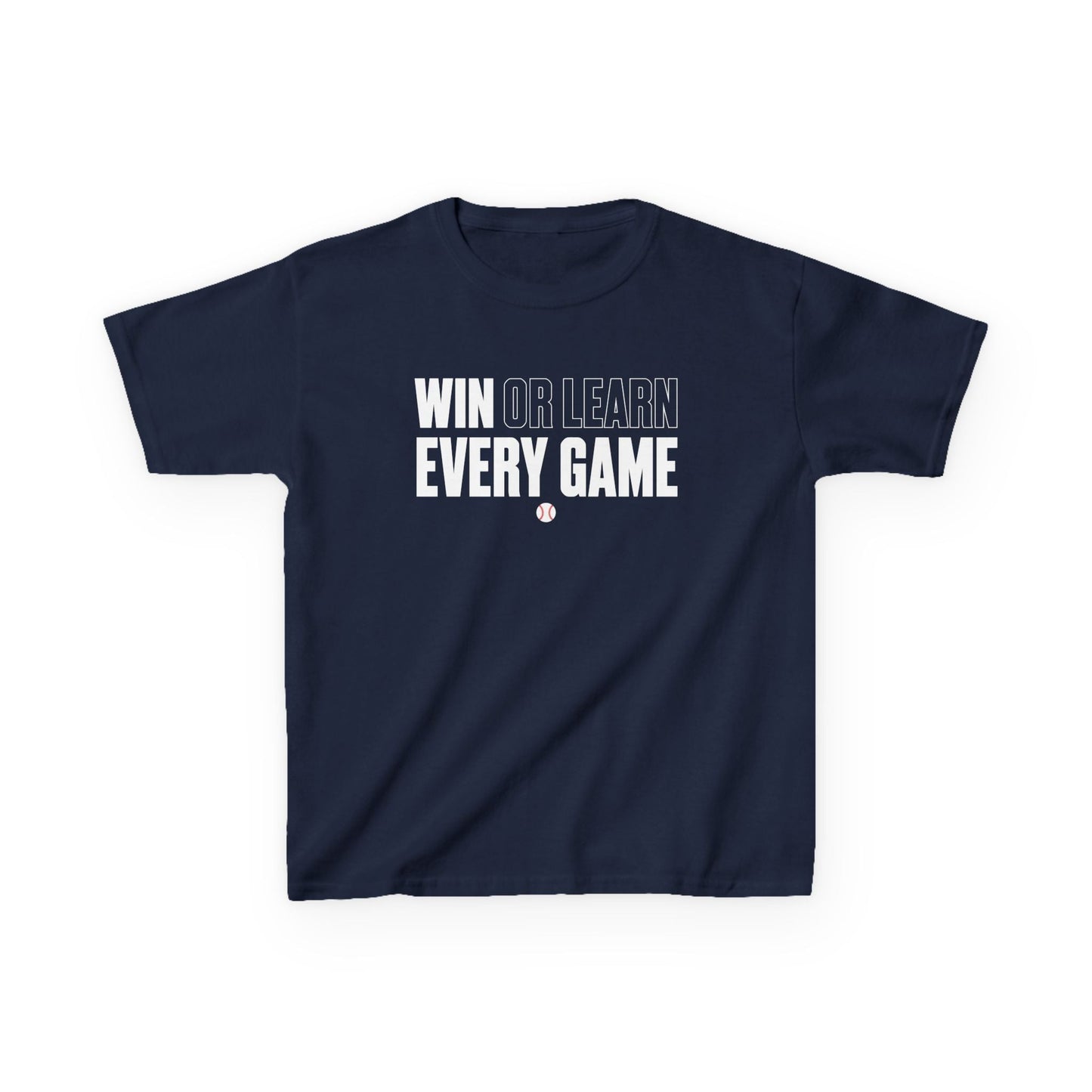 Win Or Learn Every Game Kids T-shirt - HomeRun PrintsKids clothes