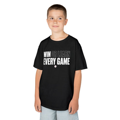 Win Or Learn Every Game Kids T-shirt - HomeRun PrintsKids clothes