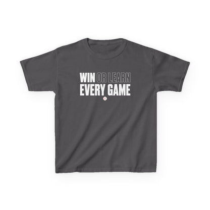 Win Or Learn Every Game Kids T-shirt - HomeRun PrintsKids clothes