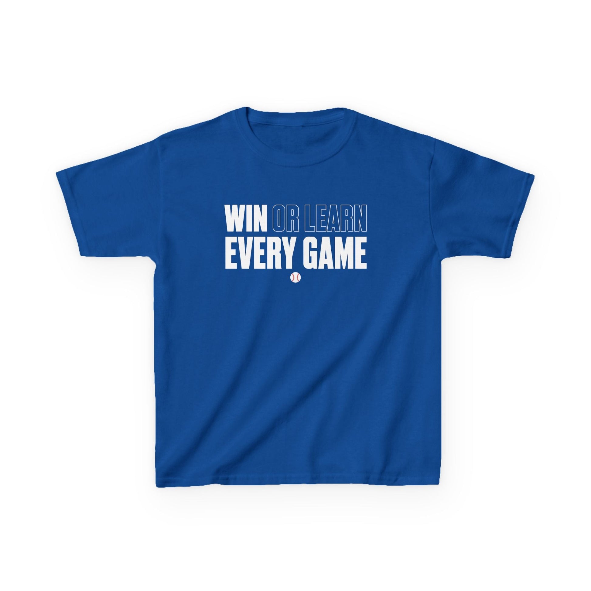 Win Or Learn Every Game Kids T-shirt - HomeRun PrintsKids clothes