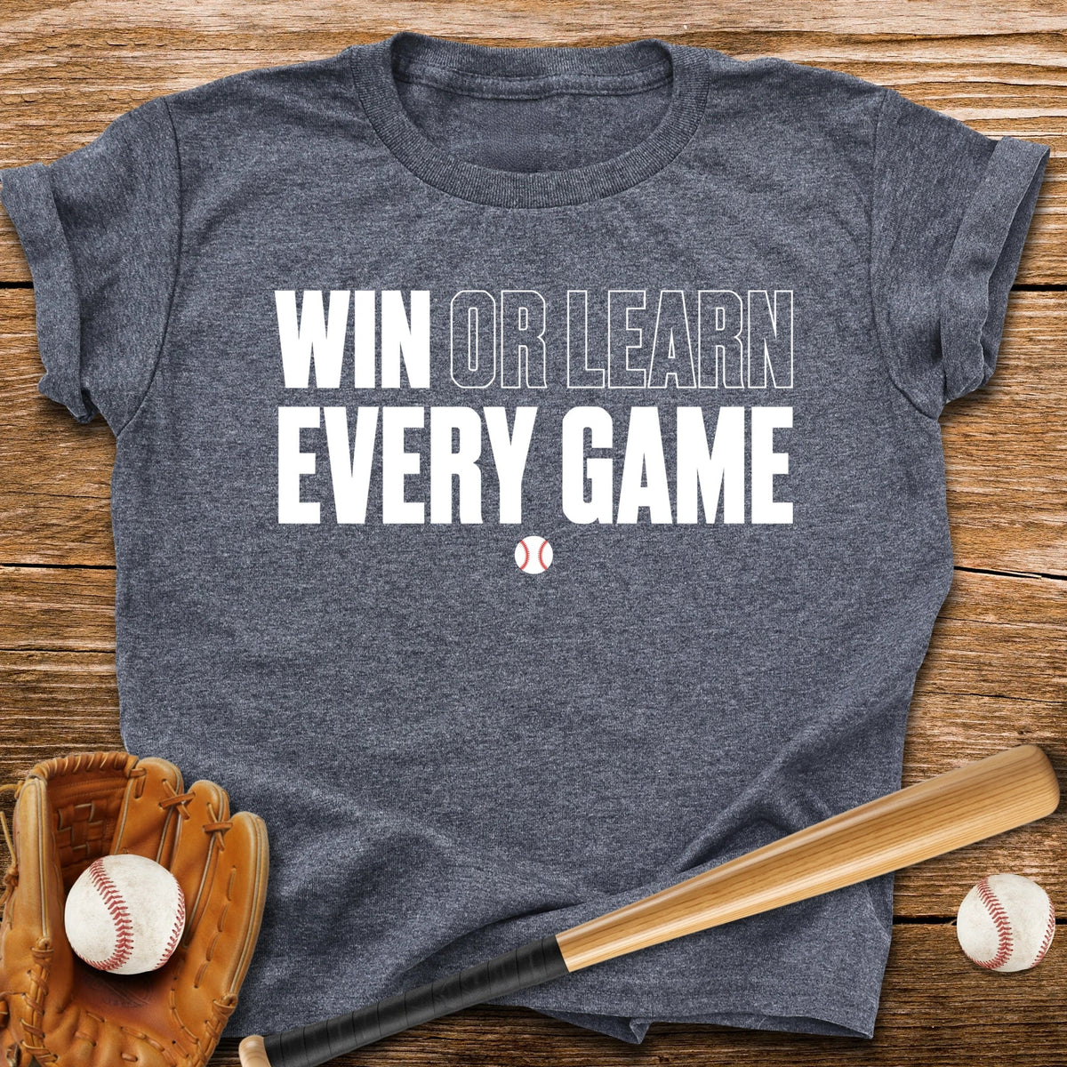 Win Or Learn Every Game Youth Tee - HomeRun PrintsKids clothes