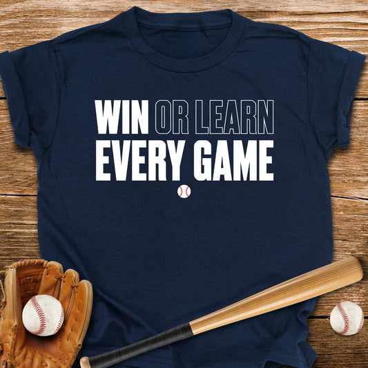 Win Or Learn Every Game Youth Tee - HomeRun PrintsKids clothes