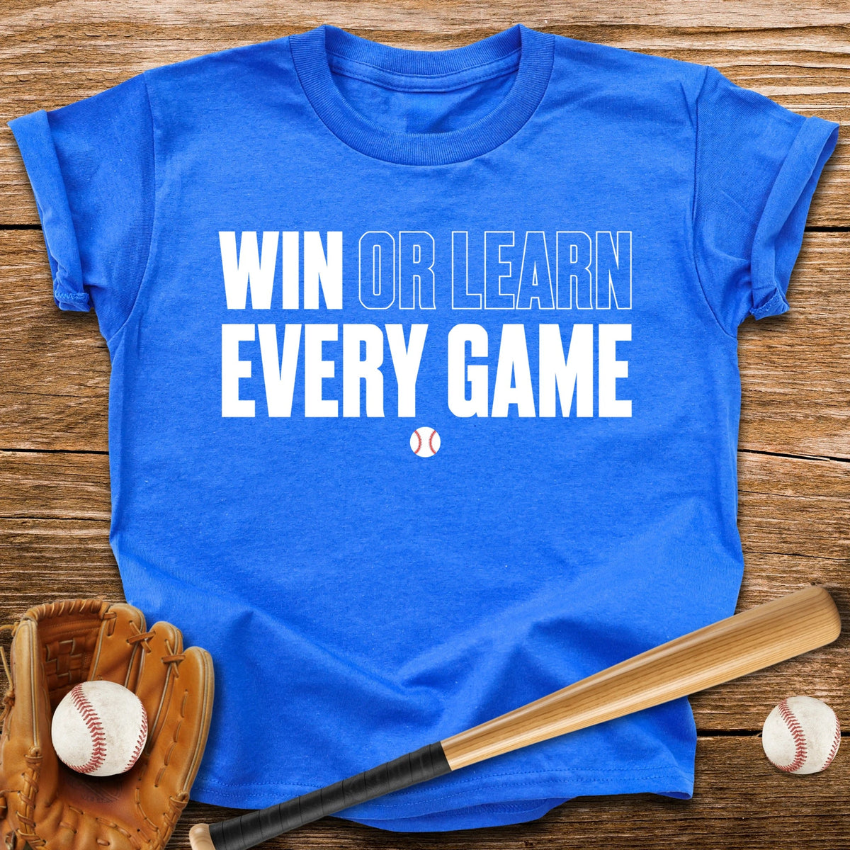 Win Or Learn Every Game Youth Tee - HomeRun PrintsKids clothes