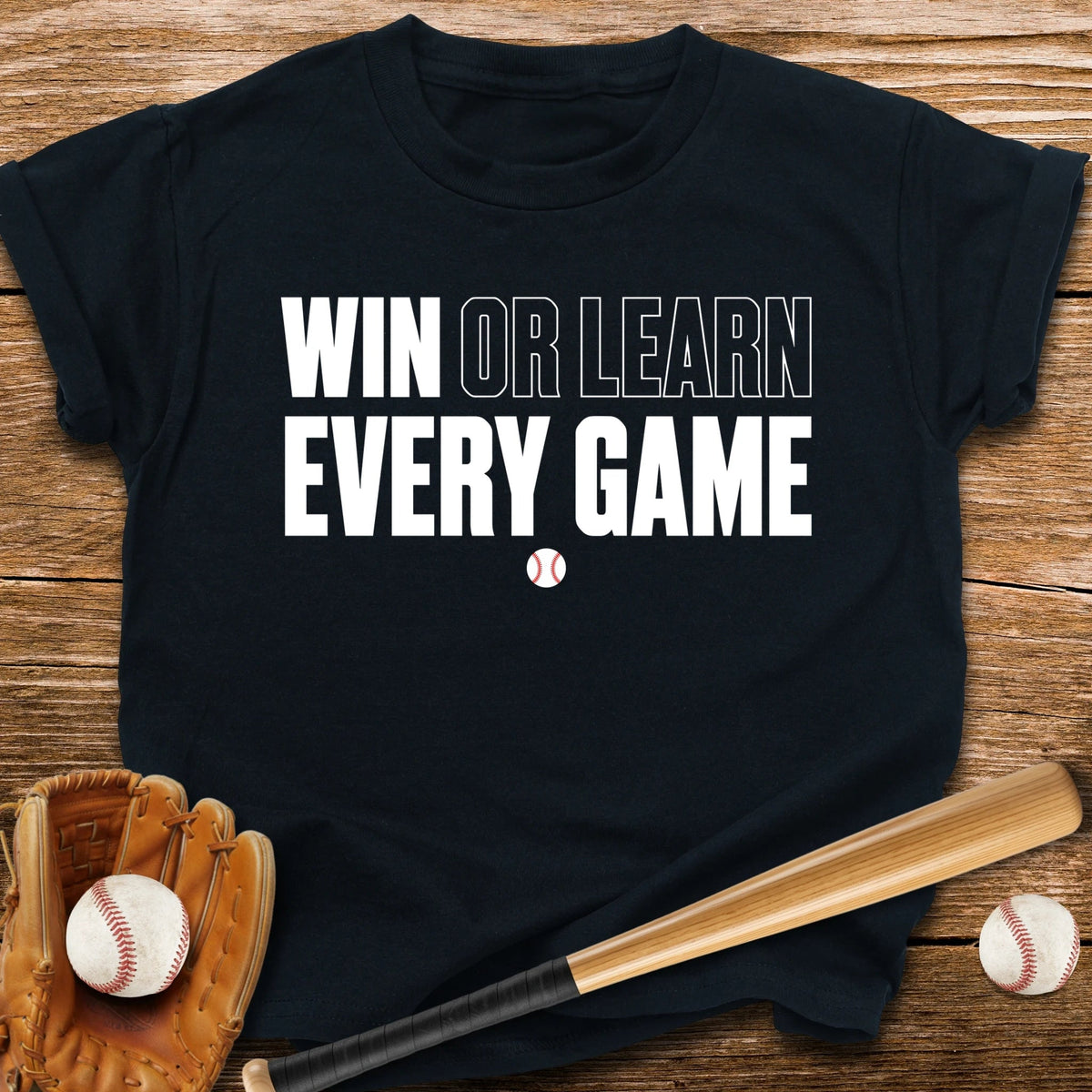 Win Or Learn Every Game Youth Tee - HomeRun PrintsKids clothes