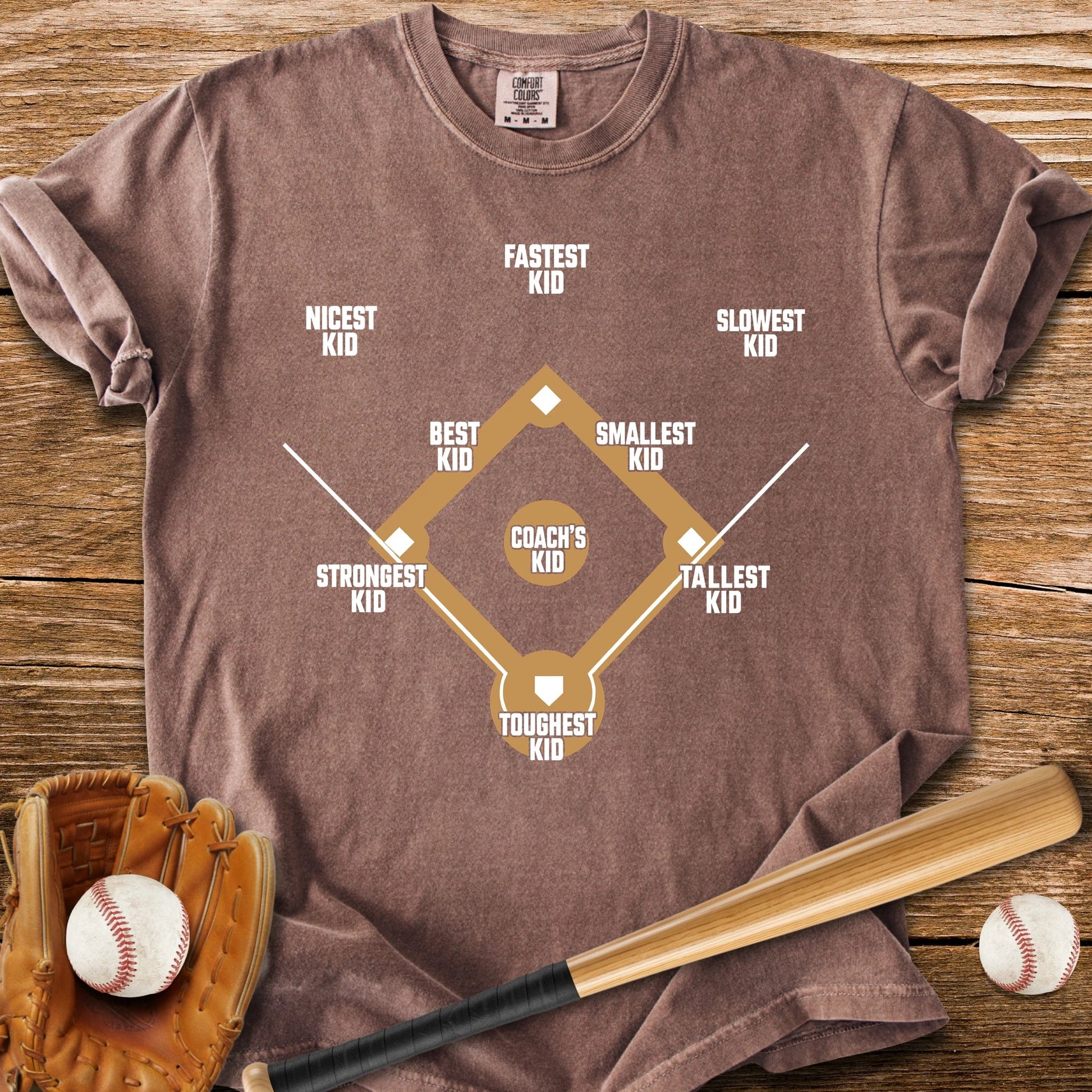 Youth Baseball Positions - HomeRun PrintsComfort Colors